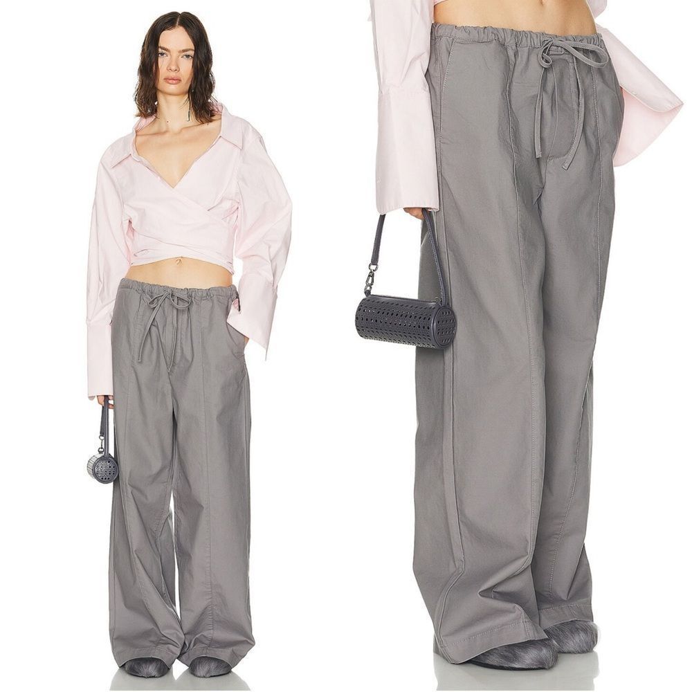 NEW HELSA Workwear Drawcord Pants IN GREY